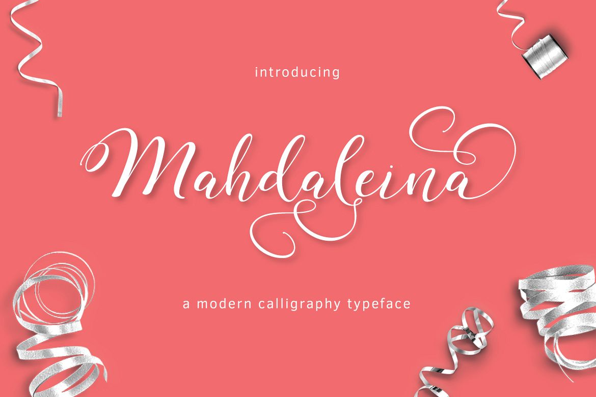 Mahdaleina Typeface example image 1