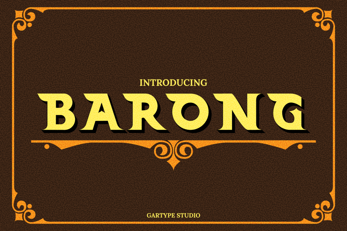 Barong Font and Bonus example image 1