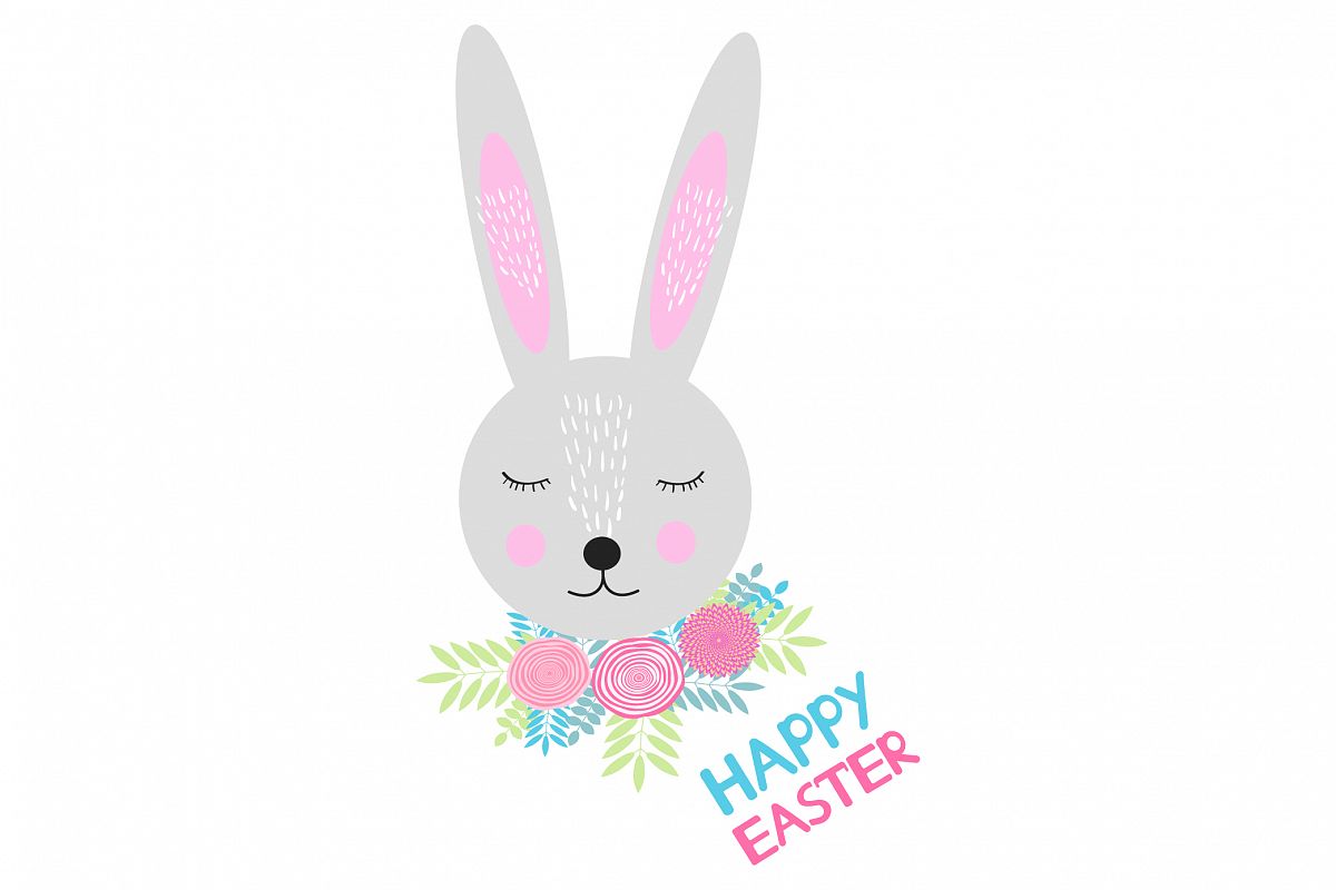 Happy Easter- EPS, Ai, SVG, JPG, PNG example image 1