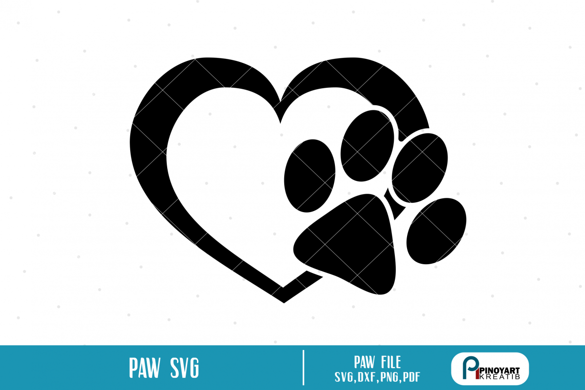 paw svg,paw svg file,paw clip art,paw prints,dog svg (74290) | SVGs