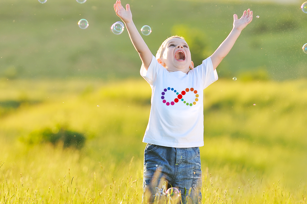 Autism Infinity Spectrum SVG File Cutting Template example image 1