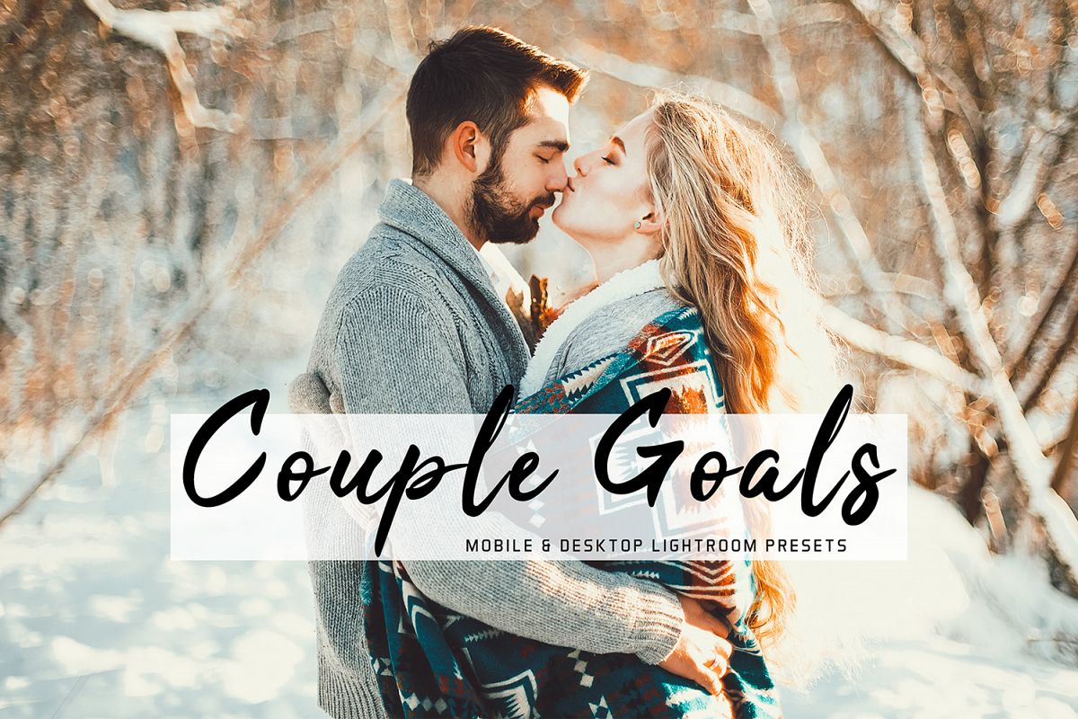 Couple Goals Mobile & Desktop Lightroom Presets Pack example image 1