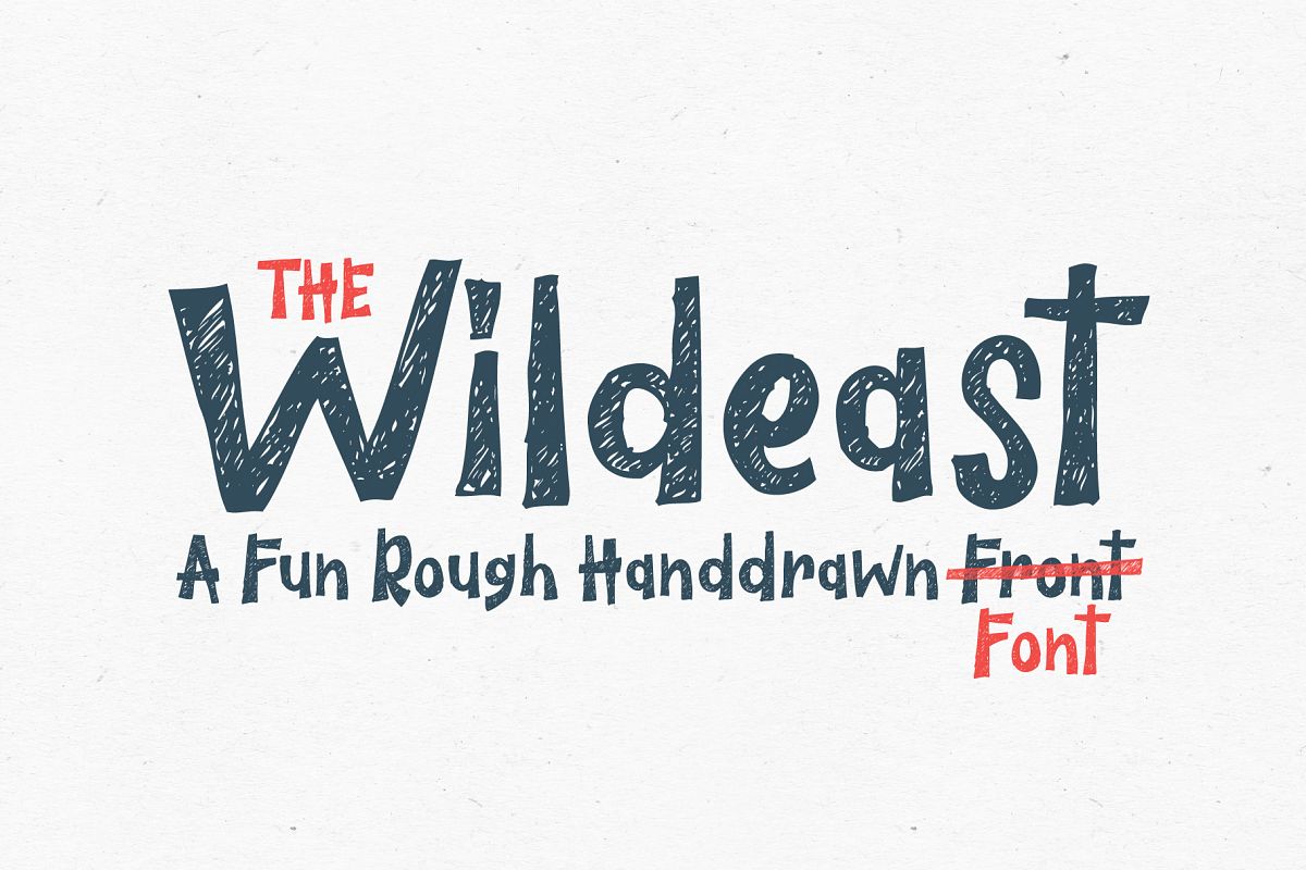 The Wildeast Font example image 1