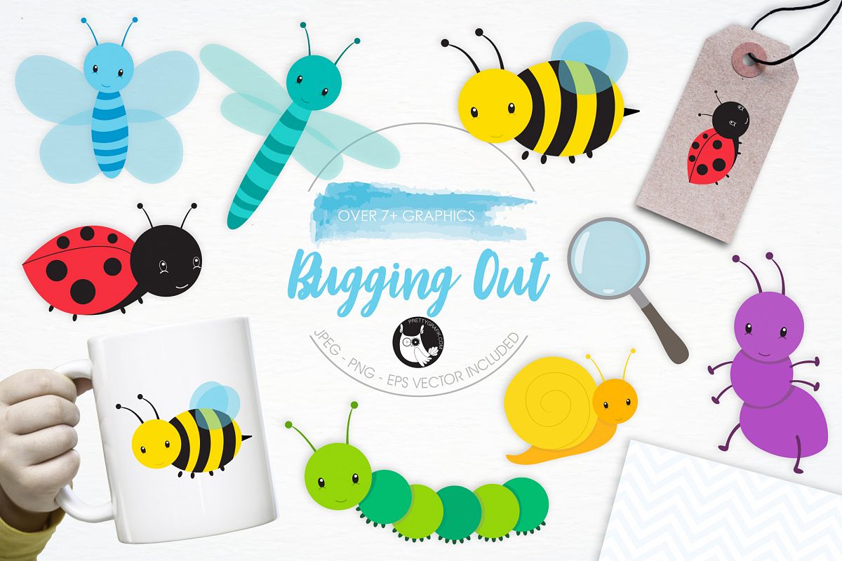 Bugging Out graphics and illustrations example image 1