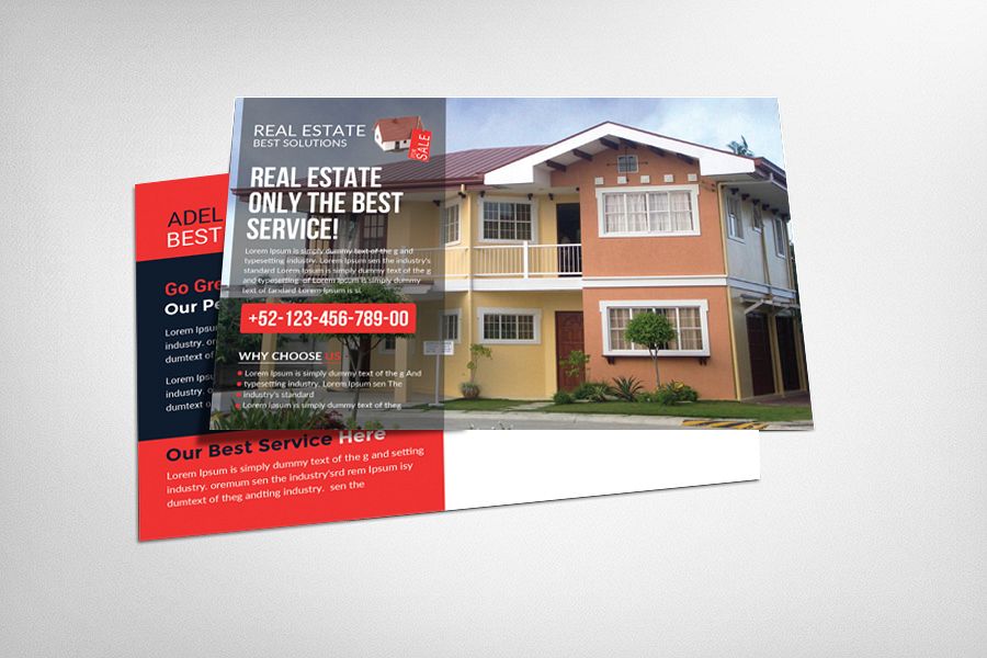 Real Estate Postcard Template example image 1