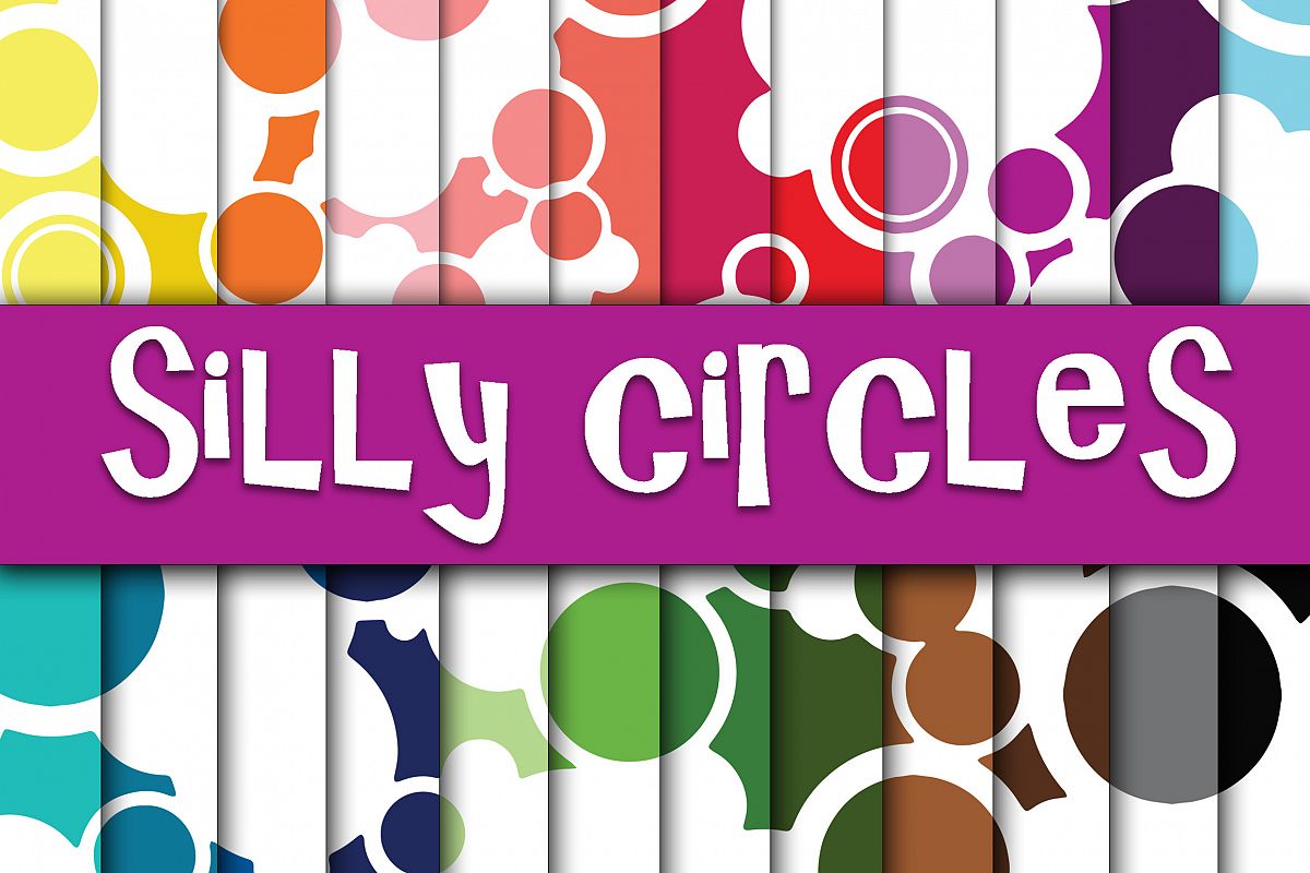 Download Silly Circles Digital Paper