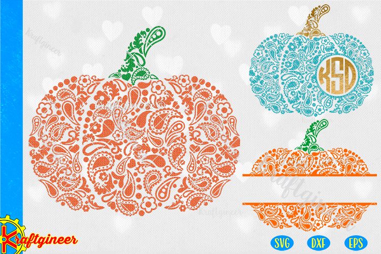 Download Paisley Pumpkin SVG | Fall SVG