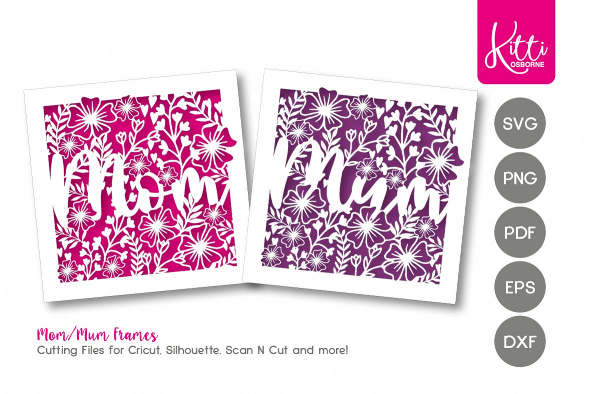 Mom/Mum Papercut Frame example image 1