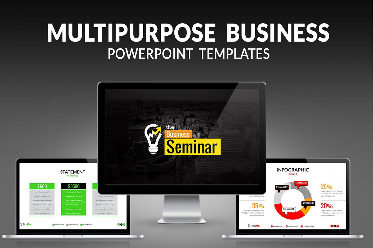 Multipurpose Business Presentation example image 1