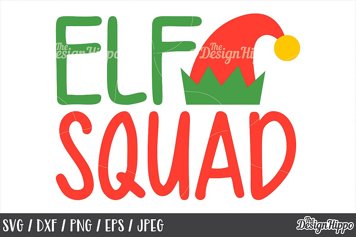 Download Christmas, Elf Squad SVG, Elf Hat, Crew, PNG, DXF, Cut Files