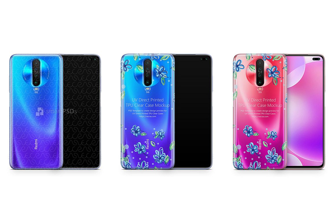 Xiaomi Redmi K30-K30 5G 2019 TPU Clear Case Mockup example image 1