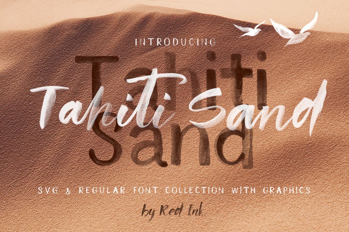 Tahiti Sand. Fonts and Graphics. example image 1