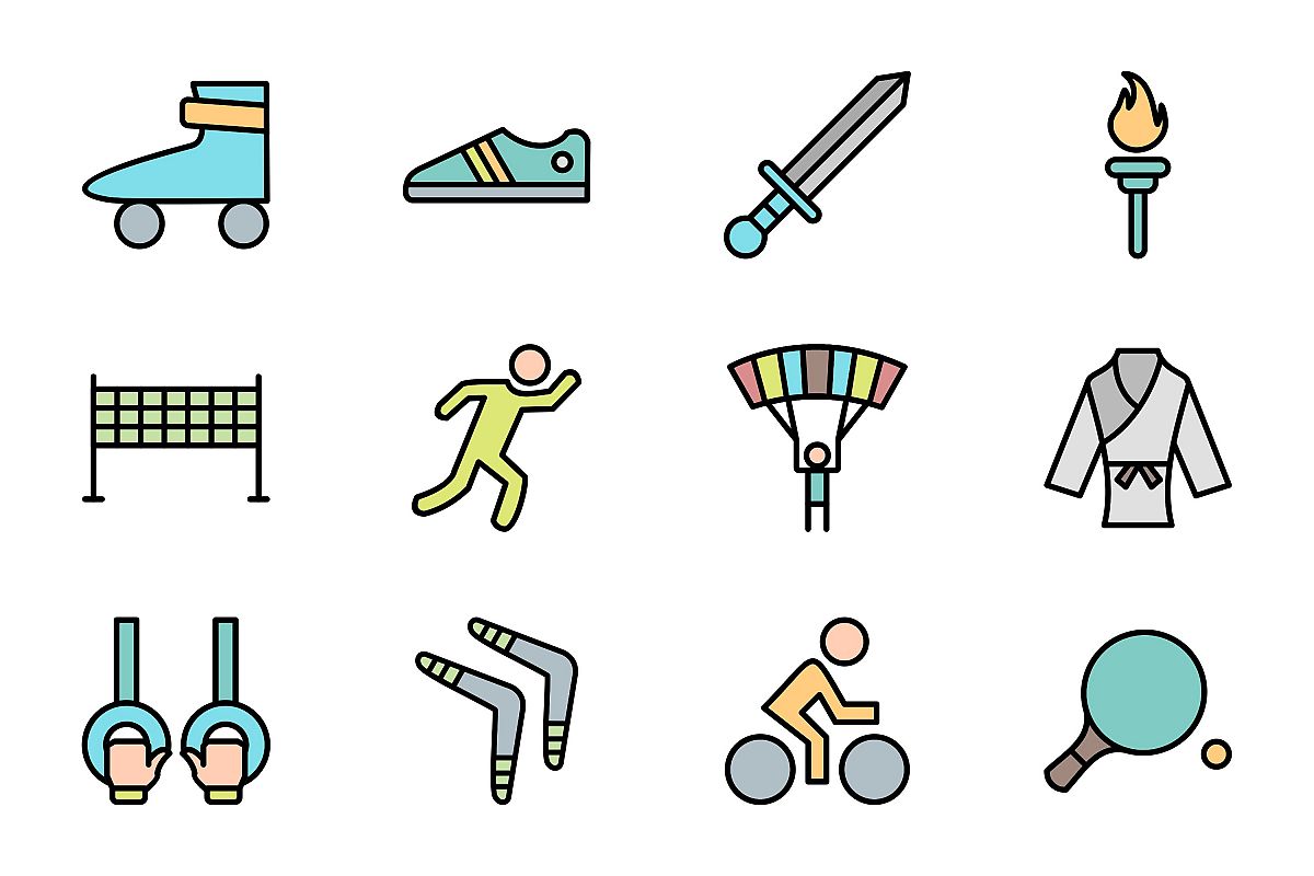 Set Of Sports And Game Icons example image 1