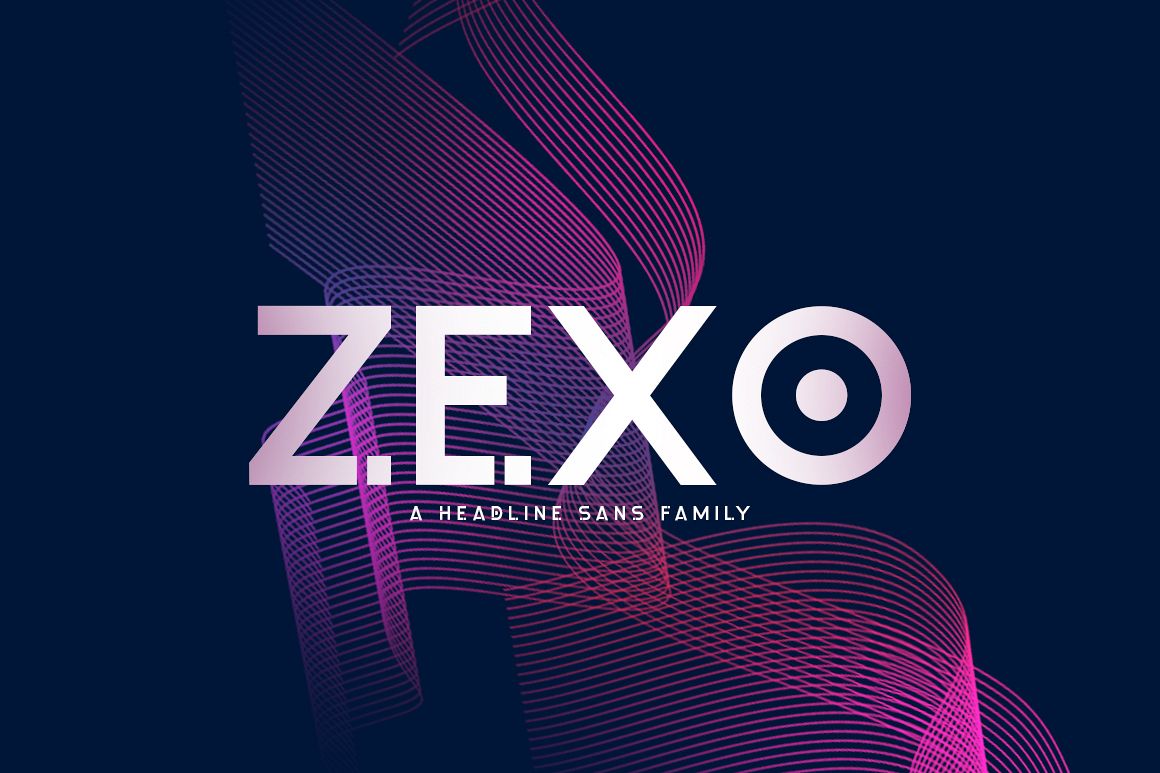 Zexo Sans Family example image 1