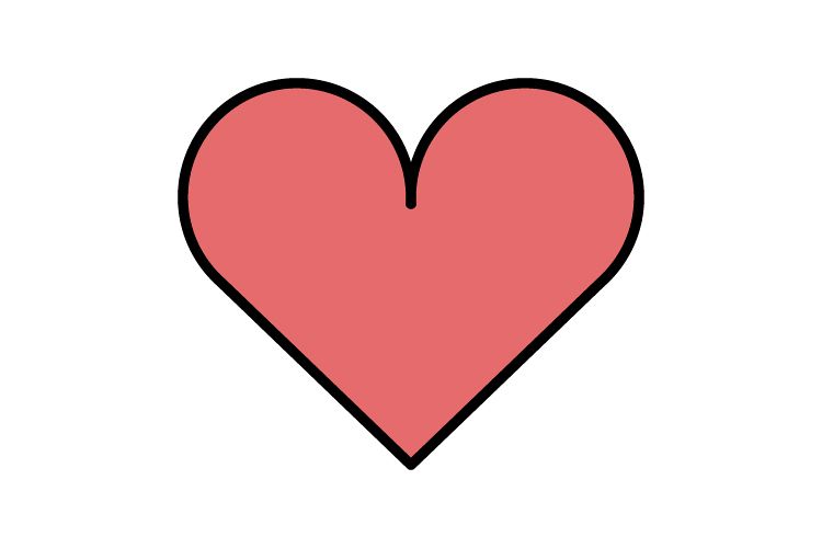 Heart icon example image 1