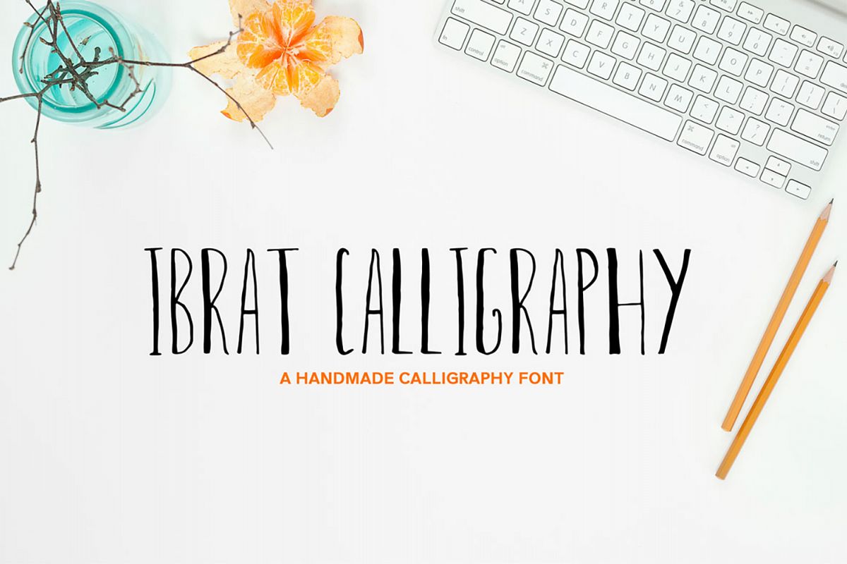 Ibrat Calligraphy Font example image 1