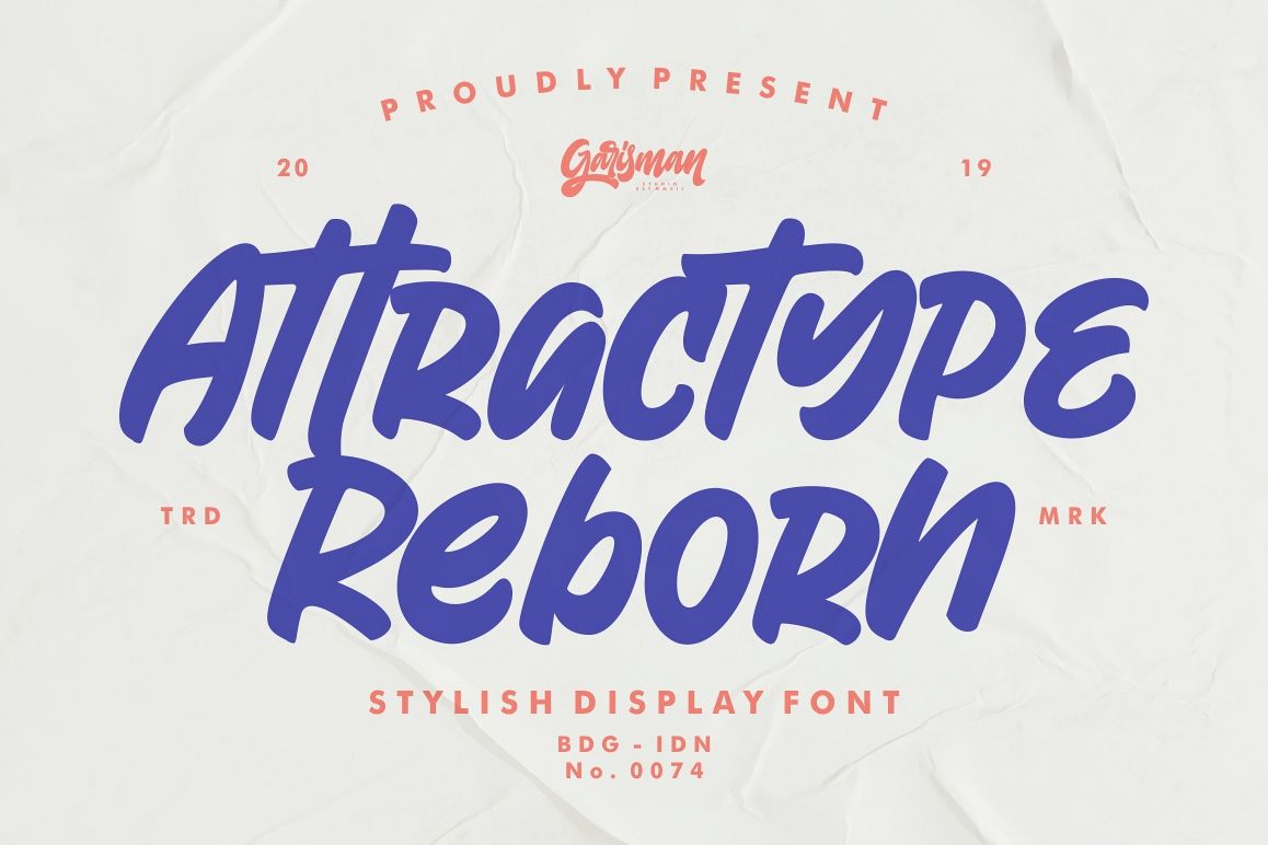 Attractype Reborn - Stylish Display Font example image 1