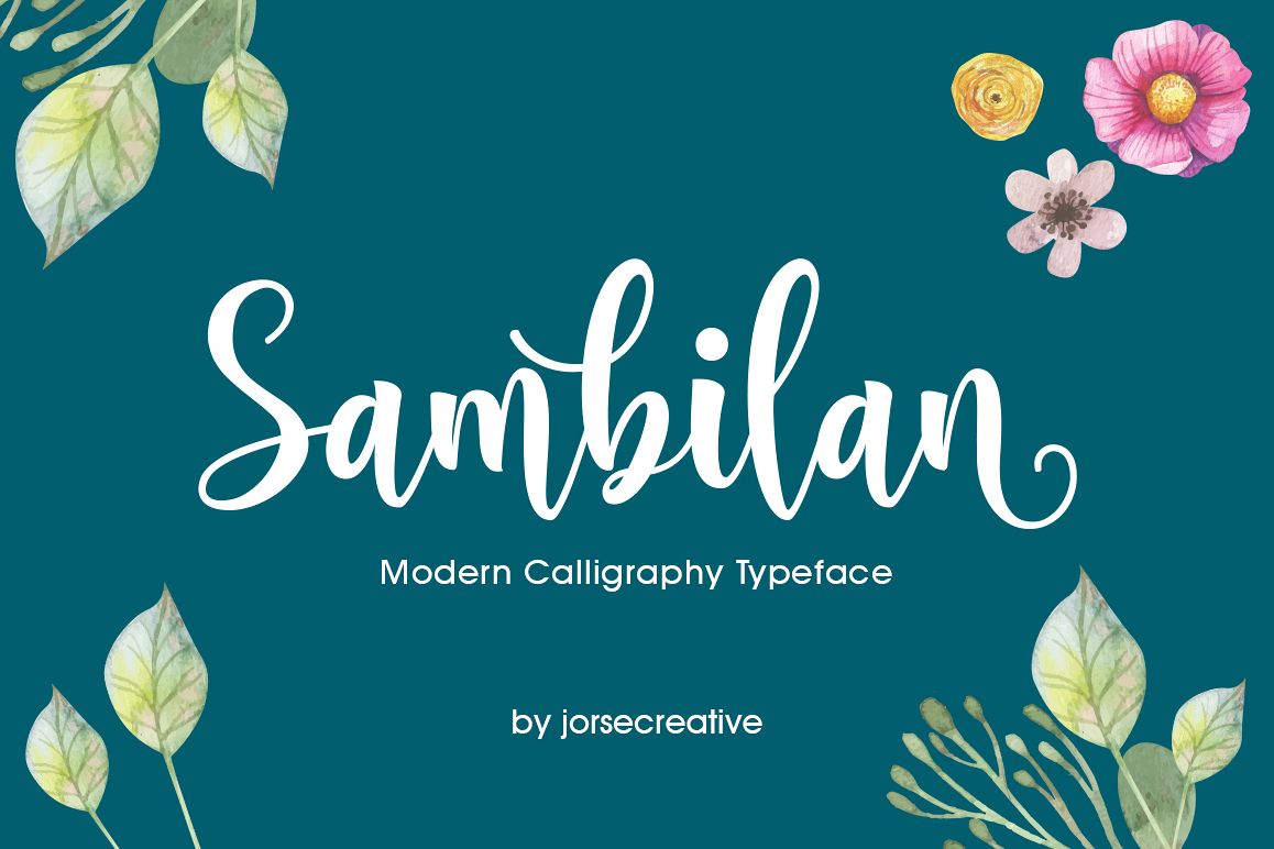 Sambilan Font example image 1