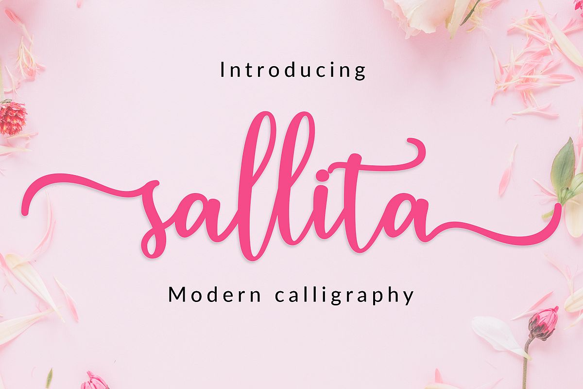Sallita Script example image 1
