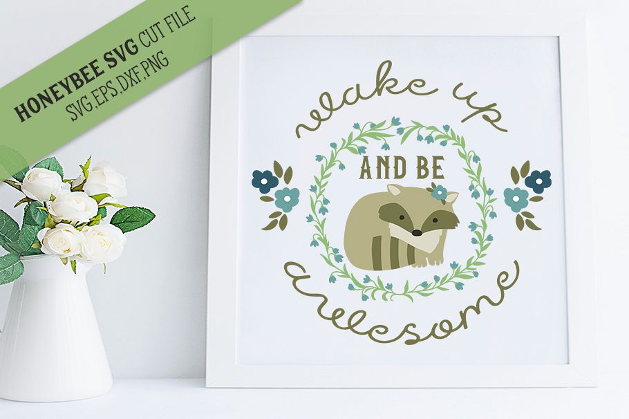 wake up and be awesome svg cut file by design bundles wake up and be awesome svg cut file example image