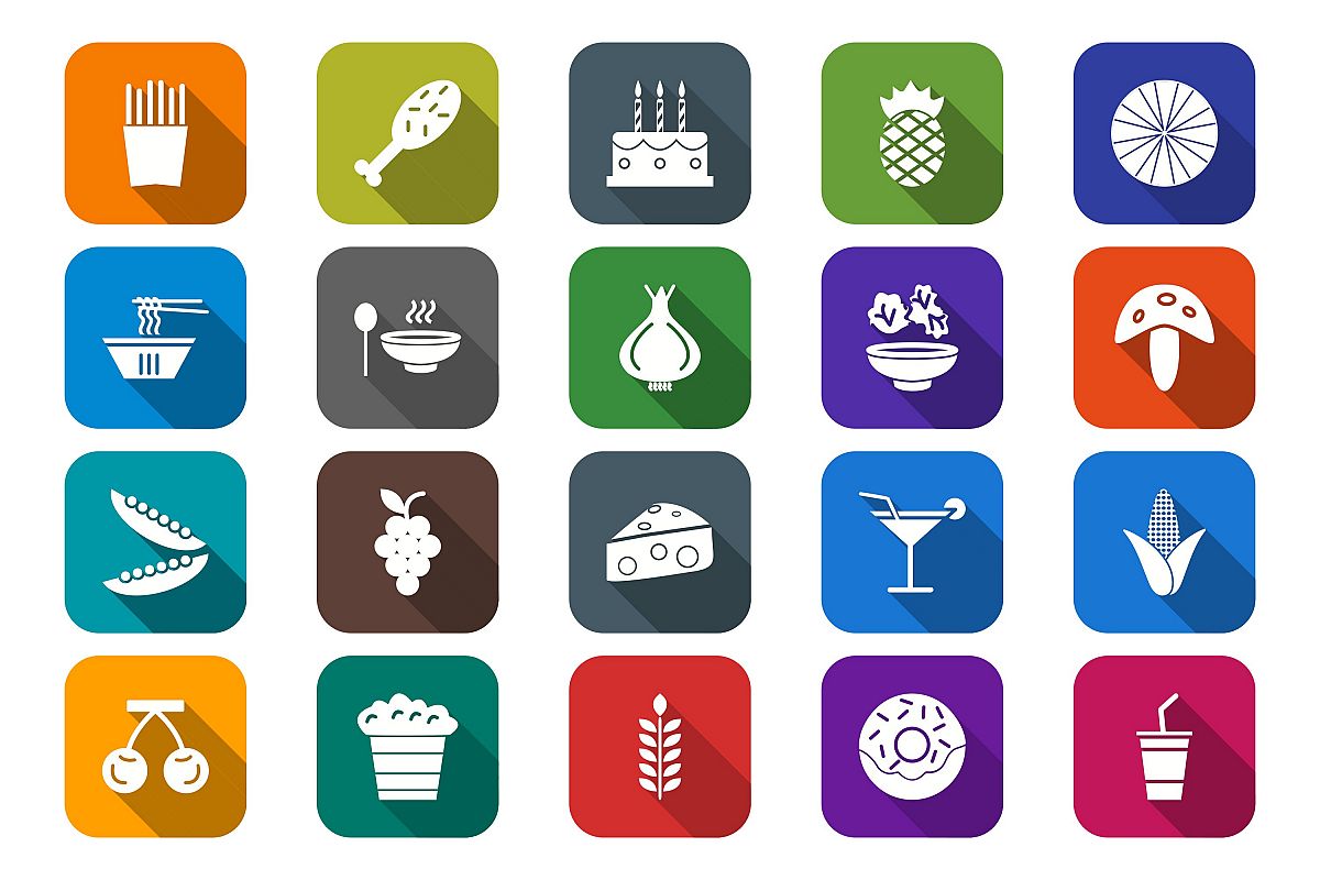 Set Of Food Icons example image 1