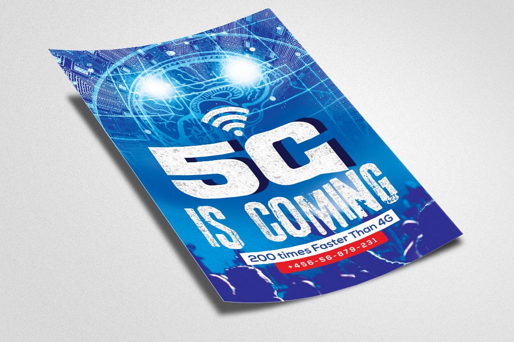 5G Network Flyer Template example image 1