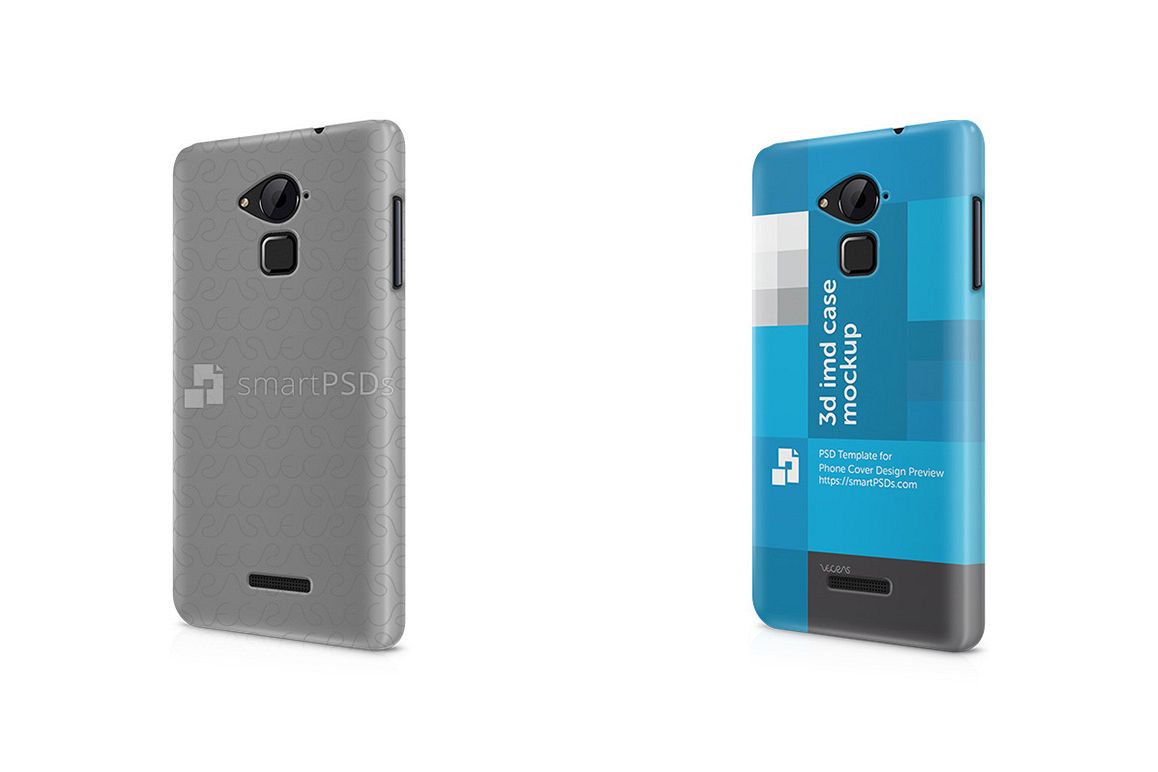 Coolpad Note 3 3d IMD Mobile Case Design Mockup 2015-Left View example image 1