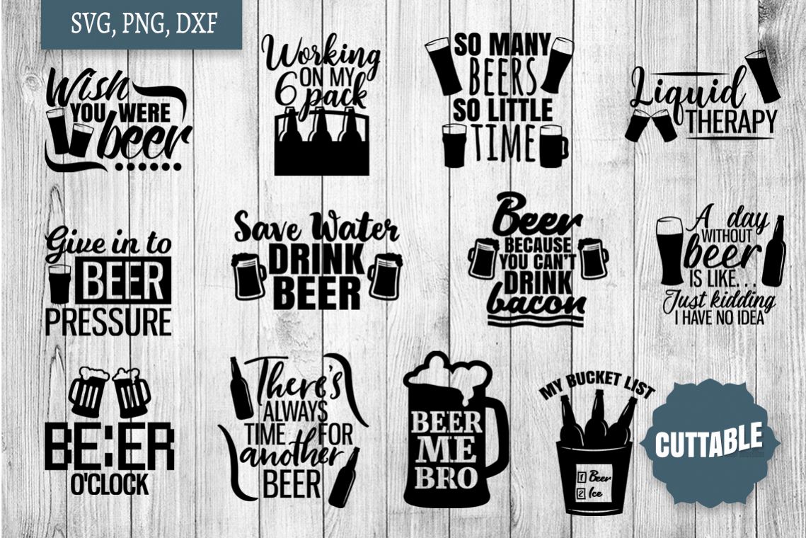 Download Beer Quotes SVG bundle, Beer lover cut files, Beer SVGs ...