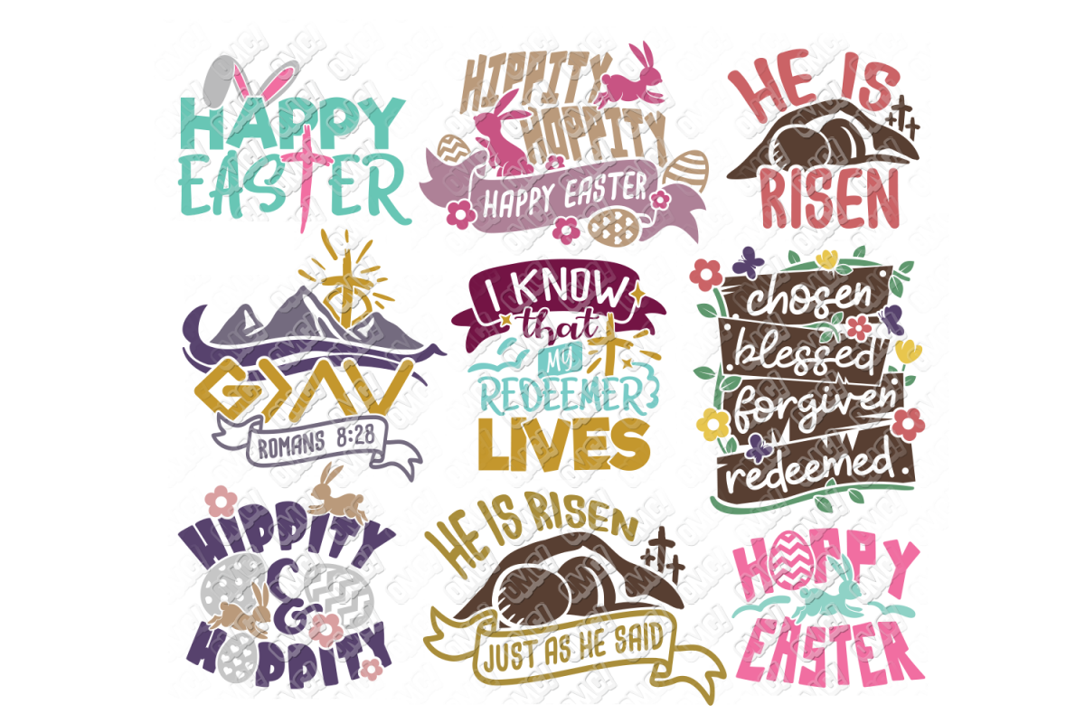 Easter Quotes SVG Phrases Shirt in SVG, DXF, PNG, EPS, JPEG example image 1