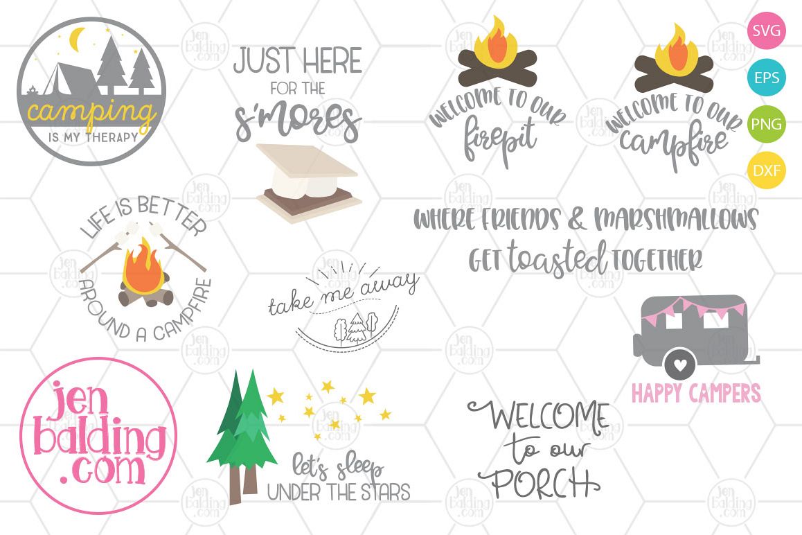 Camping SVG Bundle example image 1