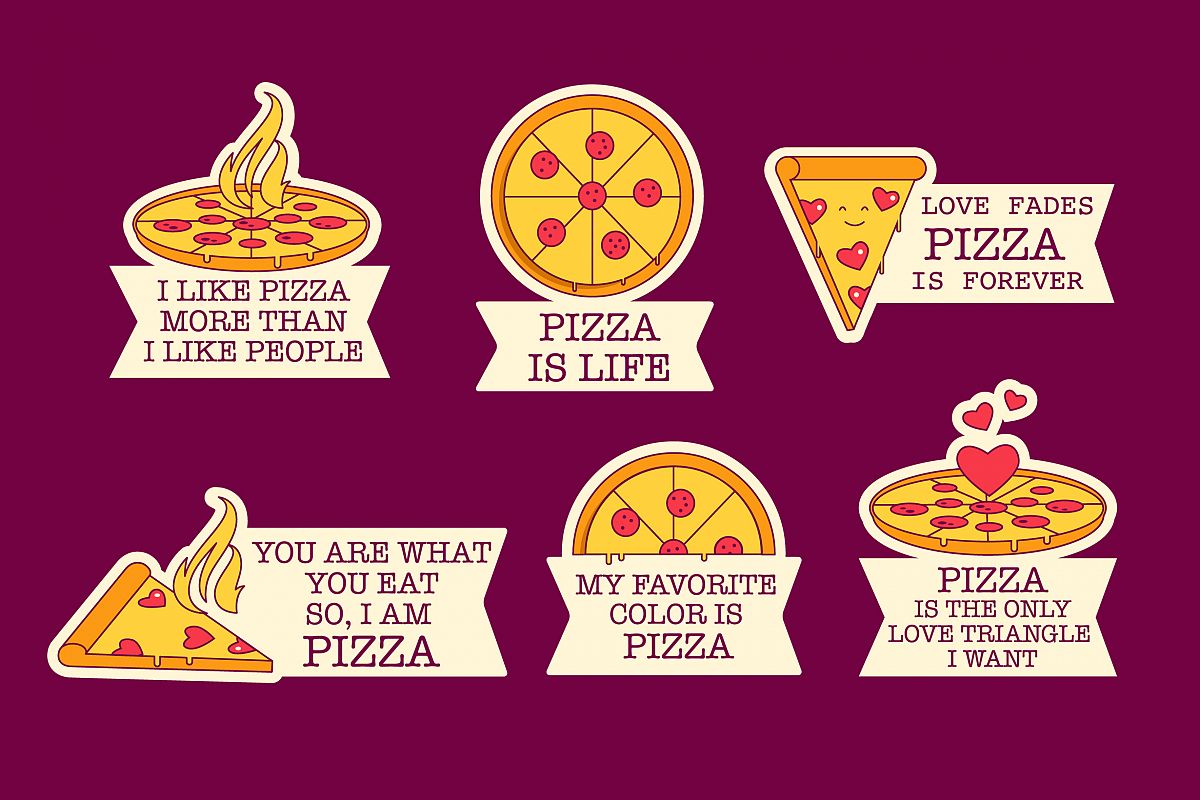 Pizza Lover Badges example image 1