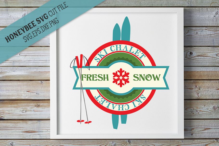 Ski Chalet svg example image 1