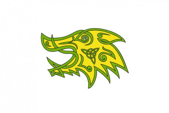 Boar Head Celtic Knot example image 1