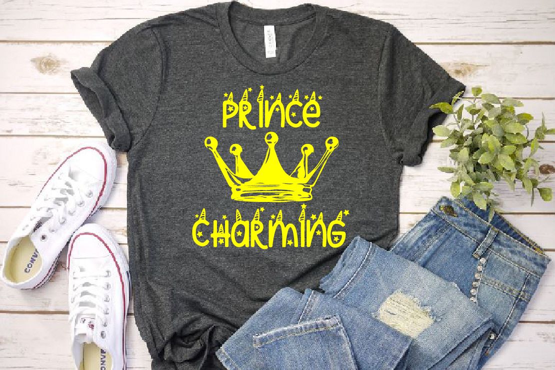Prince Charming SVG Crown Unicorn clipart Fairy Tale 1256S example image 1
