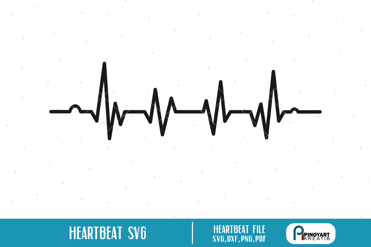 heart with heartbeat svg
