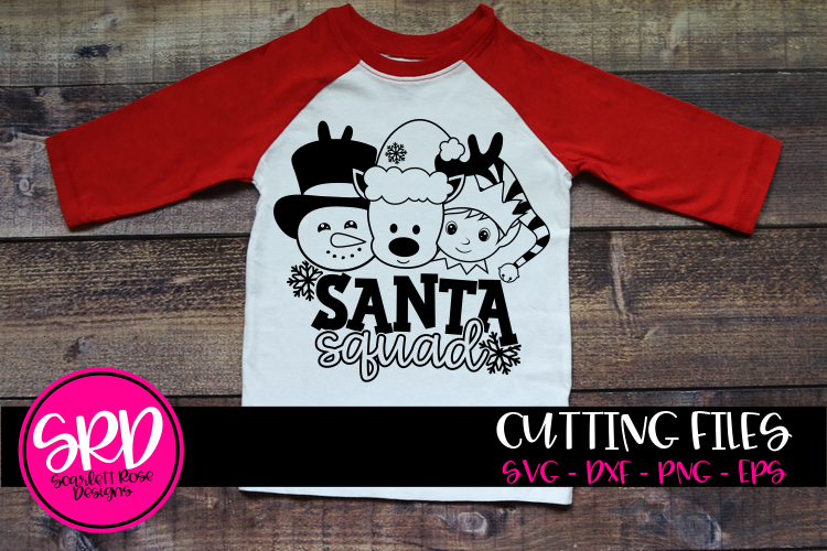 Santa Squad Boys SVG example image 1