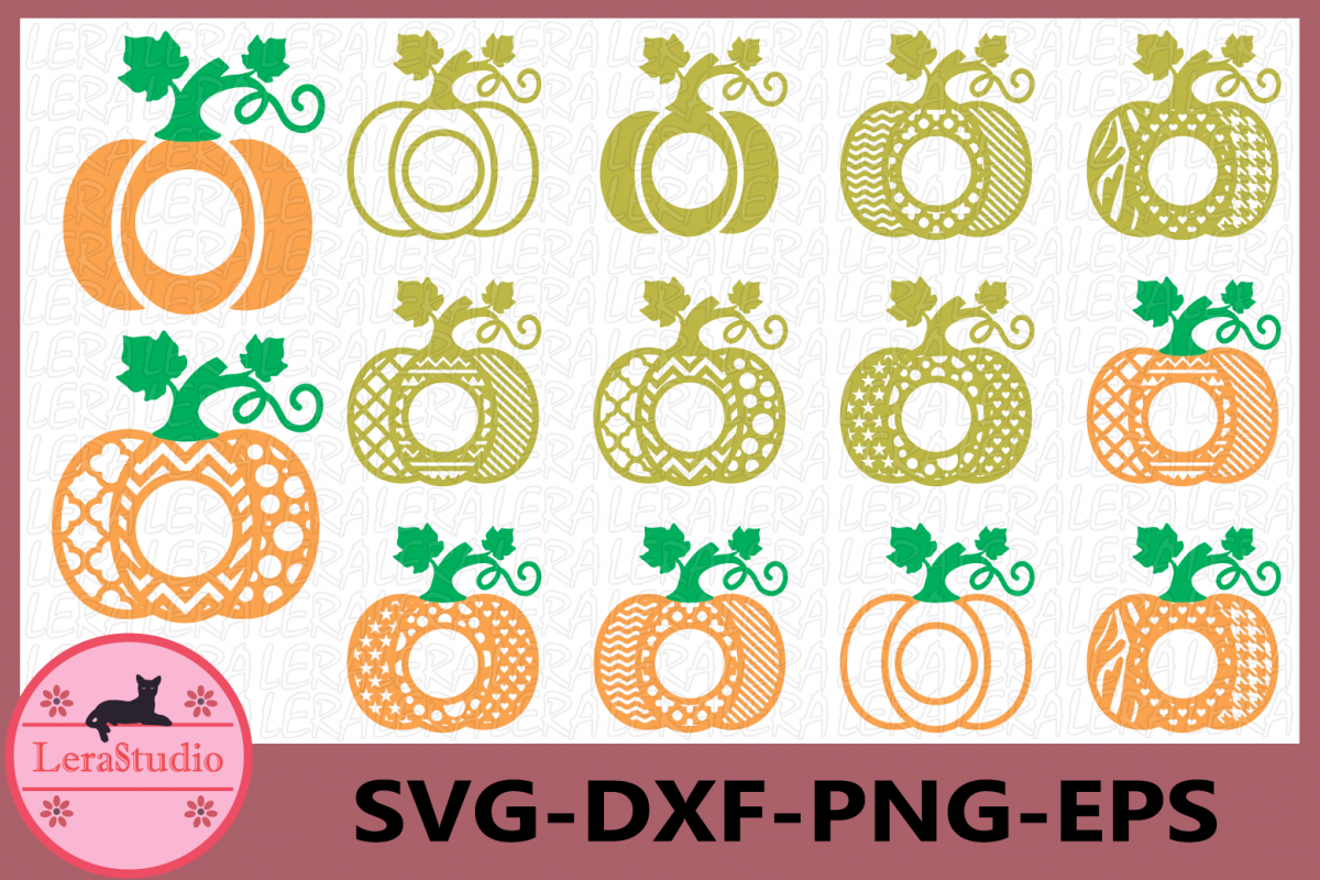 Download Pumpkin Monogram SVG, Halloween Pumpkin SVG, Pumpkin Pattern