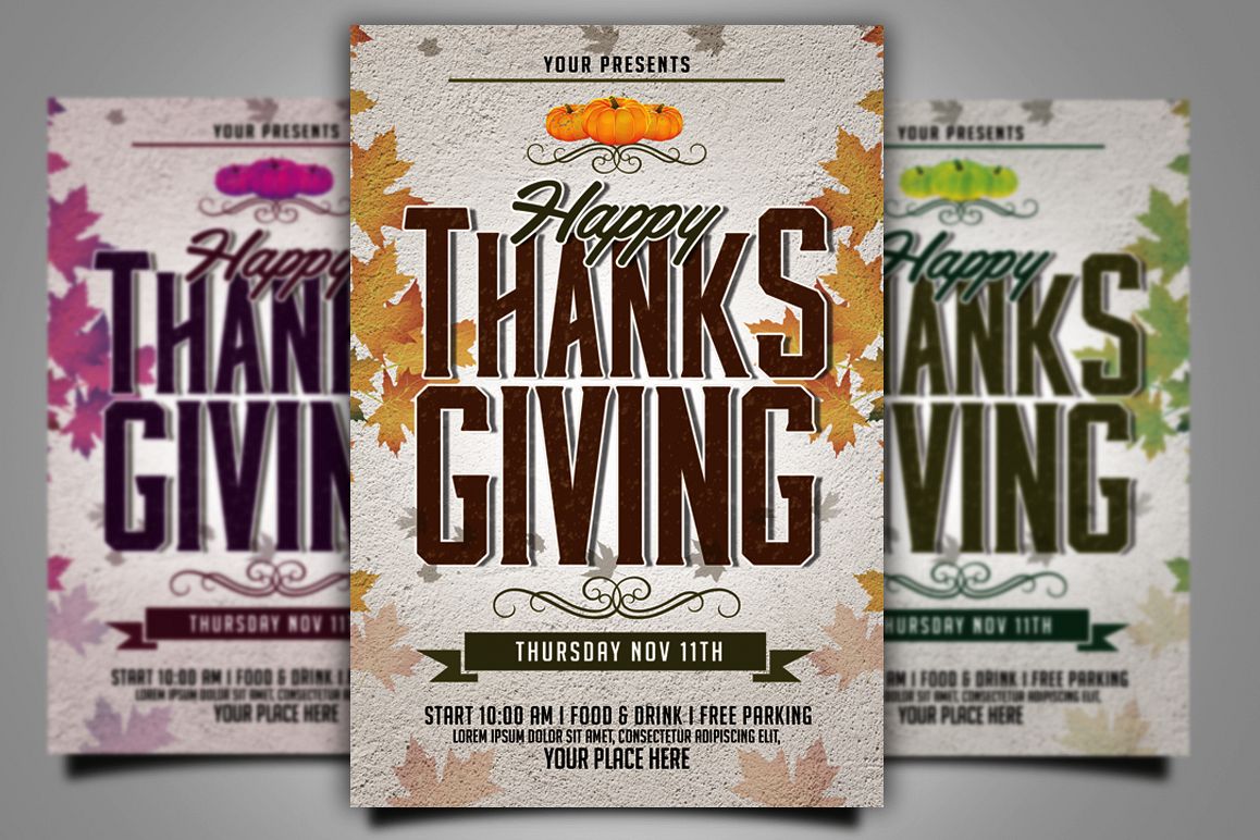 Thanksgiving Flyer example image 1