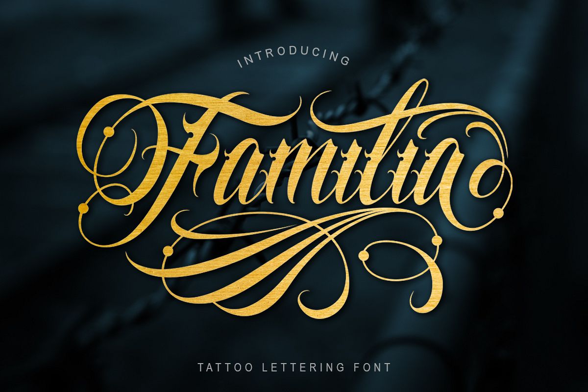tattoo lettering fonts cute