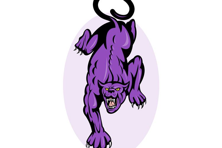 Download Free Panther Svg - Panthers Paw Print Mascot Svg Cut File ...