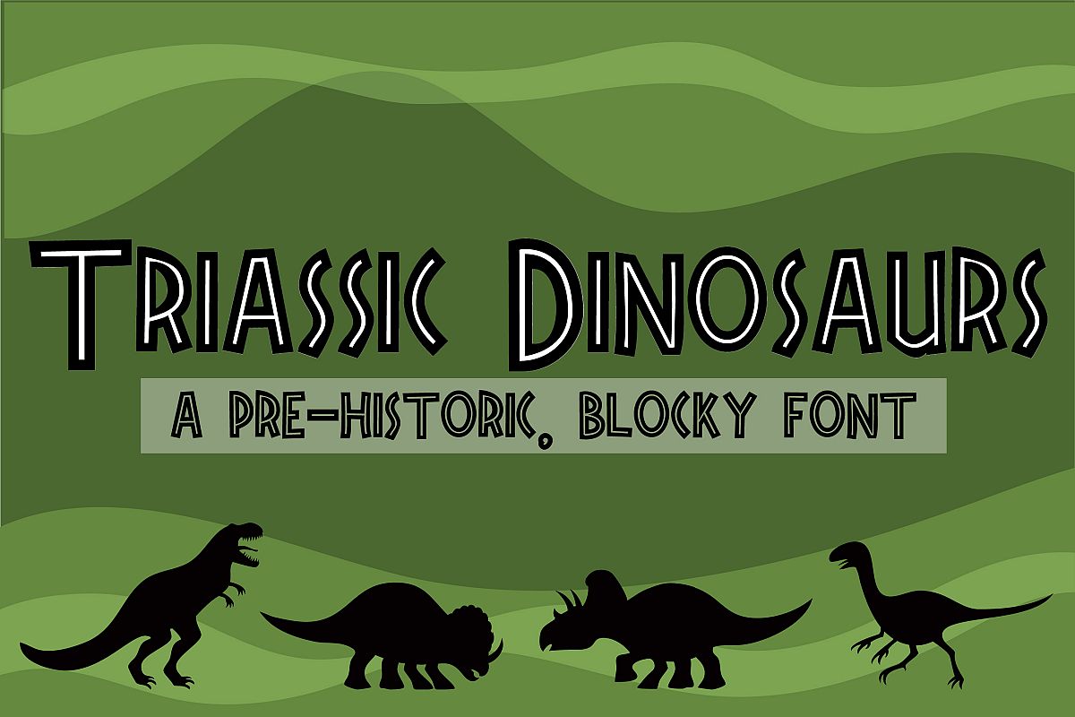 ZP Triassic Dinosaurs example image 1