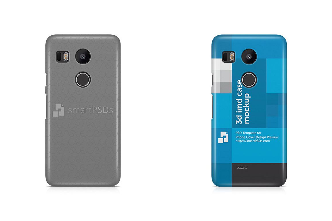 Google Nexus 5X 3d IMD Mobile Case Design Mockup 2015 example image 1