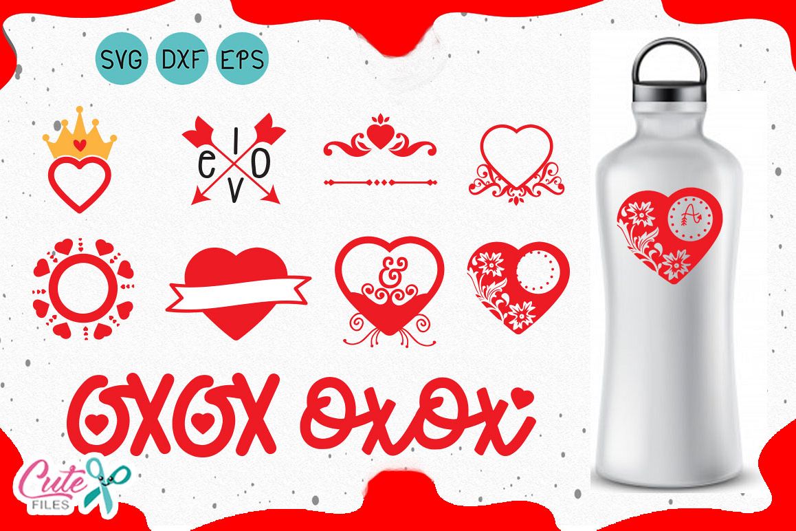 Valentines Day Monogram example image 1