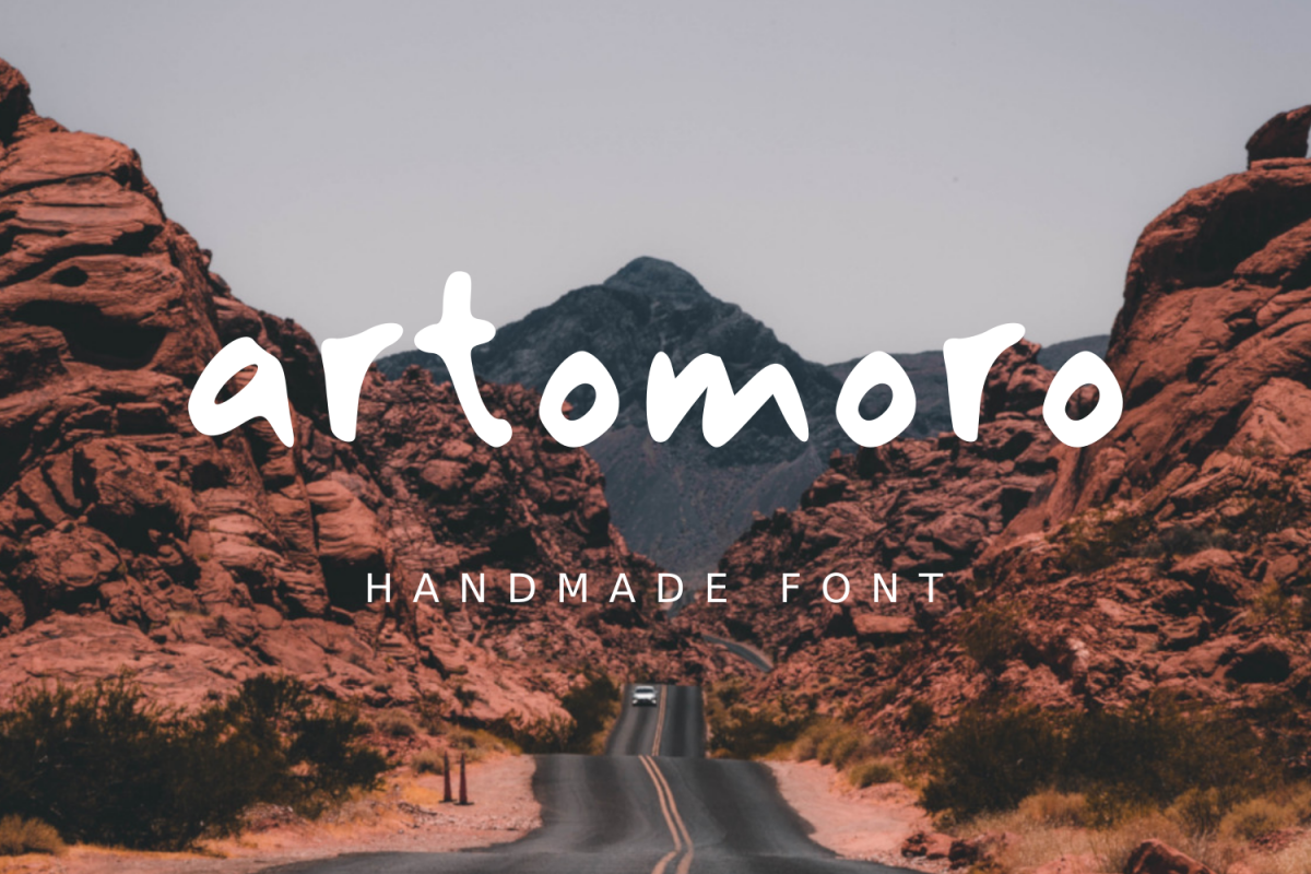 Artomoro Handmade font example image 1