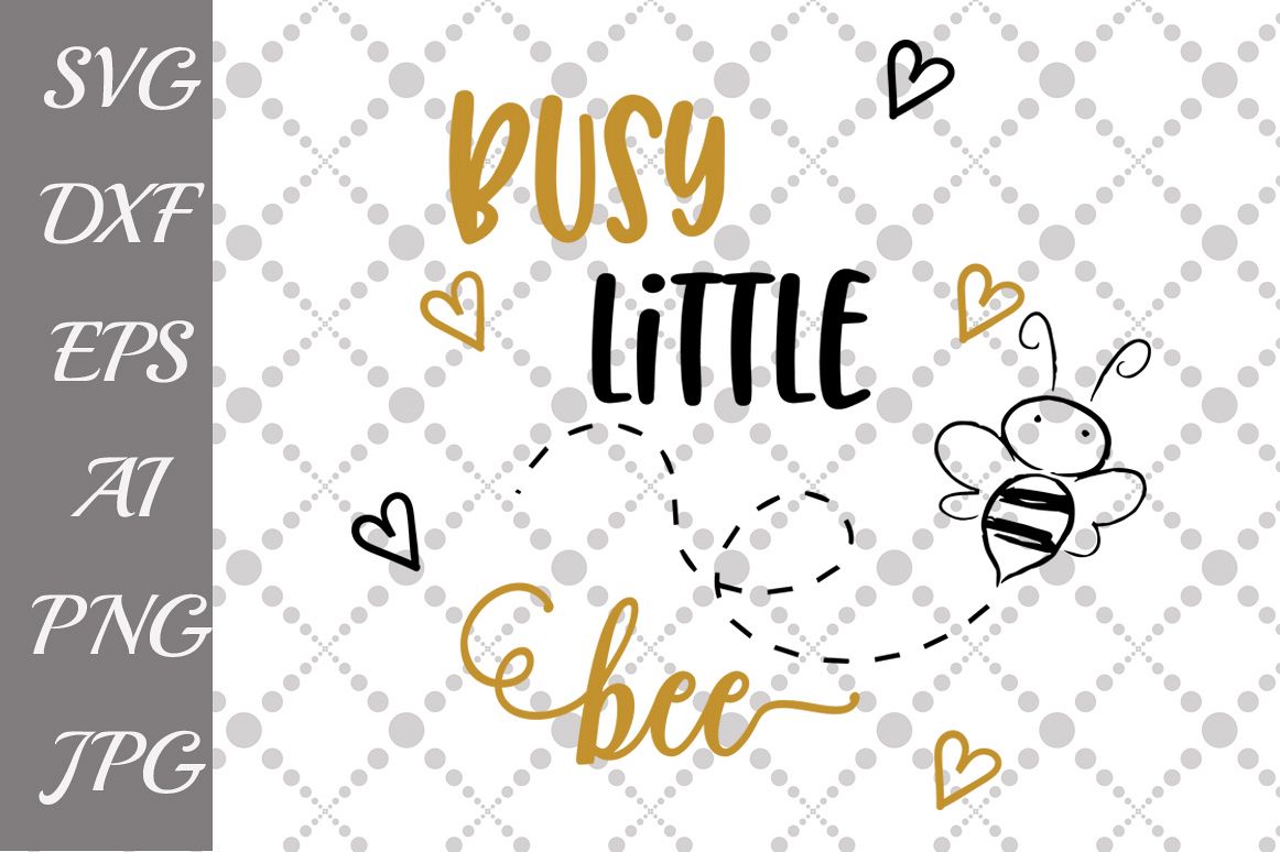 Busy Little bee Svg example image 1