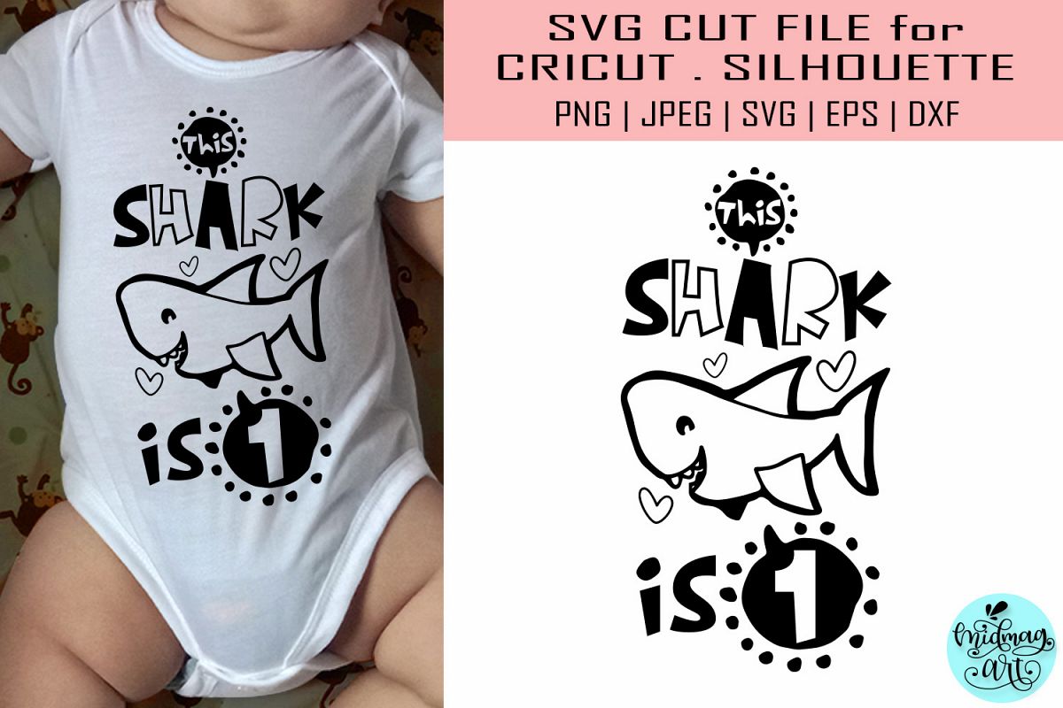 Free Free 245 Baby Shark 1St Birthday Shirt Svg SVG PNG EPS DXF File