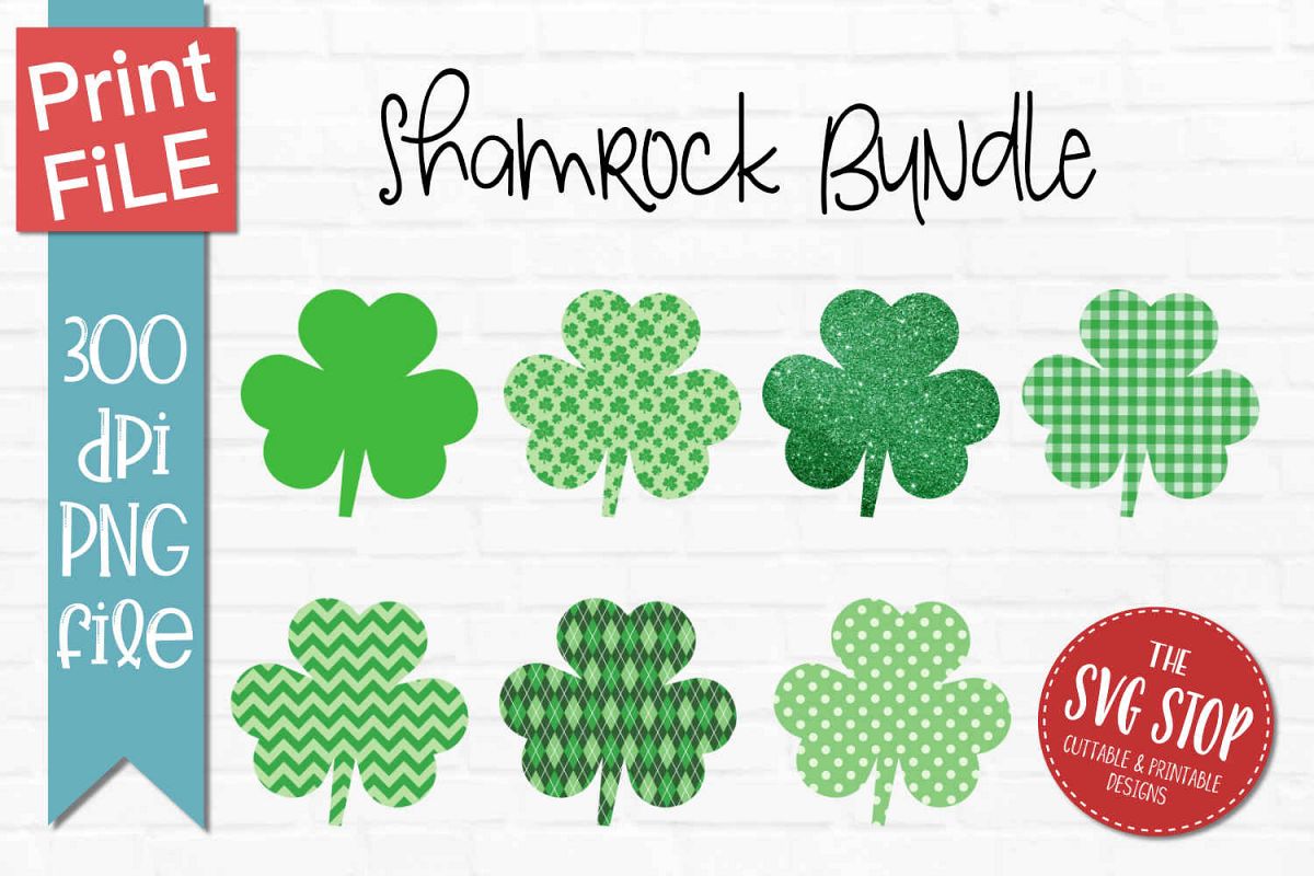 Download Shamrock Bundle - PNG Sublimation Design