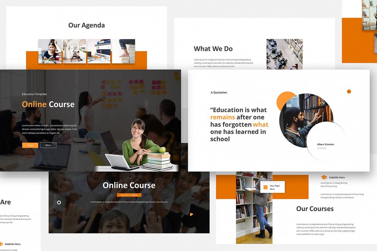 Online Course Keynote Template example image 1