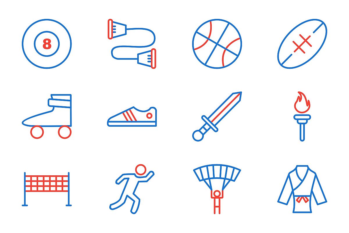 Set Of Sports And Game Icons example image 1