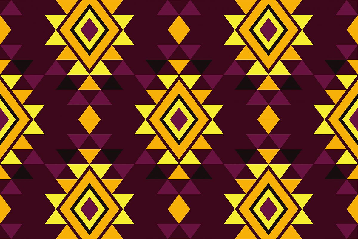 Ethnic boho seamless pattern. Retro motif. Vector illustration. example image 1